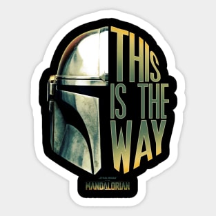 The way is Helmet Sticker